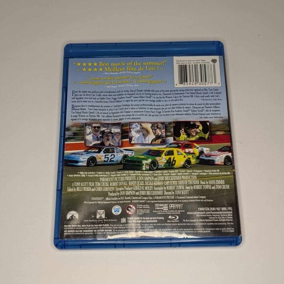 Days Of Thunder *Blu-ray* 4 FOR $20 - Picture 2 of 2